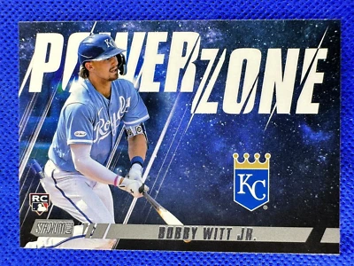 2022 #PZ-19 Bobby Witt Jr Topps Stadium Club Baseball Power Zone RC Royals - Image 1 of 2