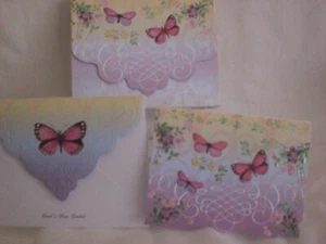 Carol Wilsons - Charlettes Butterflies Note Cards-(10 Note Cds & 10 Envelopes) - Picture 1 of 2