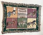 PTC# 6 Kit Carson County Carousel Tapestry Throw Blanket 67" X 47"  Wall Hanging