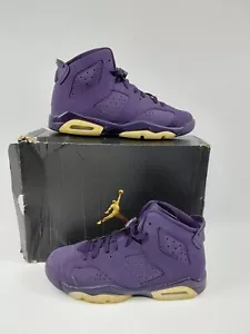 Air Jordan 6 Retro GG "Purple Dynasty" Size 8.5Y - Picture 1 of 9