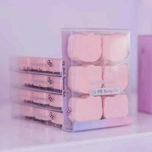 NIB Impressions Vanity x Sanrio Hello Kitty 12pc Pink Makeup Sponge Set Kawaii