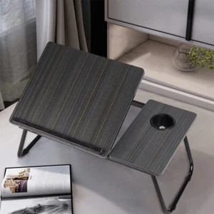Folding Laptop Bed Table Sofa Breakfast Tray Portable Computer Lap Desk Stand UK - Picture 1 of 13