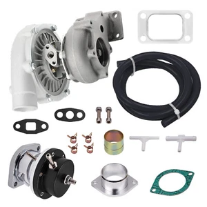 T04E T3/T4 .63 A/R 5 Pernos TURBOCOMPRESOR Tipo RS BOV Kit 400+HP - Imagen 1 de 11