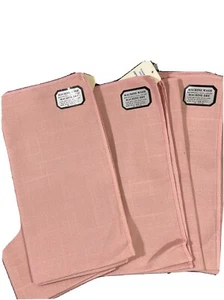 Set of Four (4) Emporium-Capwell Pink 18 3/4" Square Napkins - New with Tags - Picture 1 of 6