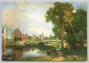 c29266 John Constable Dedham Mill art painting Medici Society postcard - Picture 1 of 2
