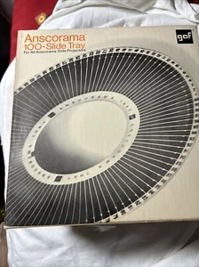 Gaf Anscorama 100 Slide Tray In Excellent Condition Preowned And One New In Box - Picture 1 of 6