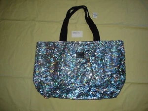 NWT NEW Victoria's Secret PINK Huge Sequins Bling Tote Gym Travel Bag Vintage - Picture 1 of 9