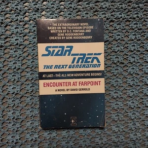 Star Trek Encounter At Farpoint By David Gerrold 1988 First Titan Edition - Picture 1 of 4