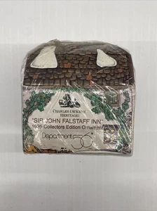 DEPT 56 ”Sir John Falstaff Inn” 1995 Dickens Heritage Collector Ornament NIB - Picture 1 of 5