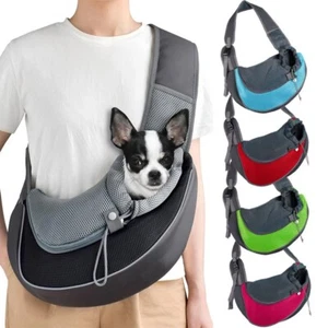 Carrier Bag Sling Mesh Backpack Pet Dog Cat Puppy Comfort Travel Tote Shoulder - Picture 1 of 72