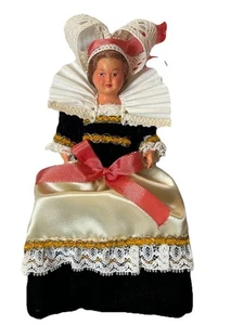 Vintage Poupée Bretonne traditionelle Puppe aus der Bretagne Frankreich - Bild 1 von 5