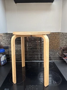 IKEA Birch Bent Plywood FROSTA Stackable Stool/Table/Plant Stand -LAST  ONE!!!!! - Picture 1 of 9