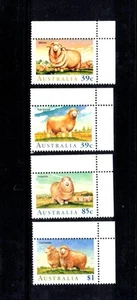 Australia Sc #1136-1139 Mint-NHOG 1989 Complete Set Different Kind Sheep - Picture 1 of 2