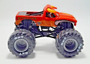 Spin Master Monster Jam El Toro Lokomotive im Maßstab 1:64 orange mit grauen Rädern - Bild 1 von 6