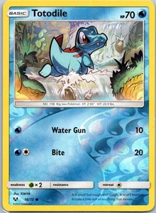Totodile Common Shining Legends 18/73 NM - Picture 1 of 2