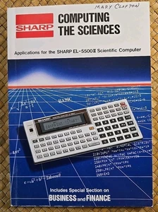 Computing The Sciences Applications for the Sharp EL-5500 II Scientific Computer - Foto 1 di 9