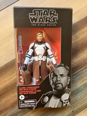 Figura de acción Star Wars Black Series CLONE COMMANDER OBI-WAN KENOBI CLONE WARS 6" Foto 1 de 4