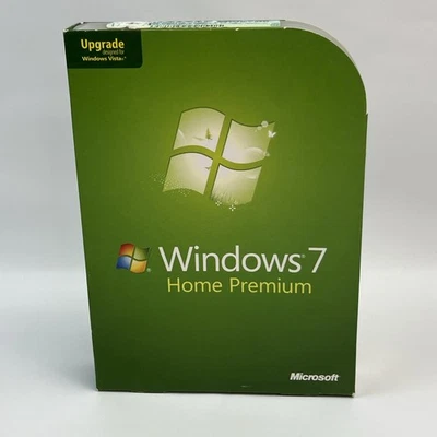 Sistema operativo Microsoft Windows 7 Home Premium Upgrade DVD 32 y 64 bits con llave Foto 1 de 4