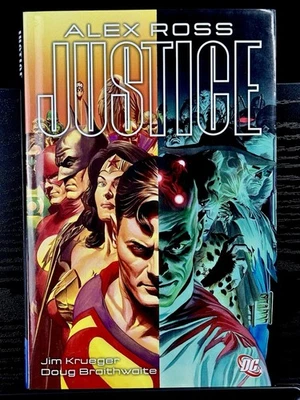 Алекс Росс справедливость Deluxe издание DC в твердом переплете коллекционное издание HC новый - Изображение 1 из 4