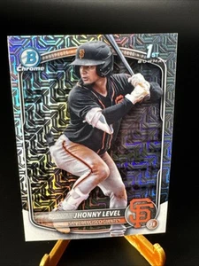 Johny Level 2025 Bowman Chrome 1st Mojo Refractor BCP-147 Giants AAB - Bild 1 von 6