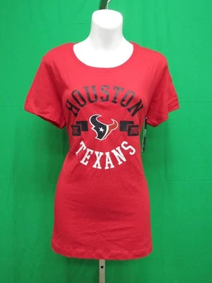 New Houston Texans EST 2002 Womens Size XL XLarge Red Shirt - Image 1 of 4
