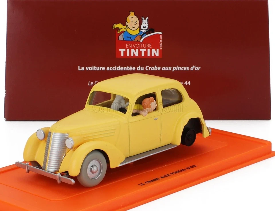 1/43 EDICOLA - TIN TIN - TIN TIN LA VOITURE ACCIDENTEE DU CRABE 2528010-ABTTC010 - Immagine 1 di 1