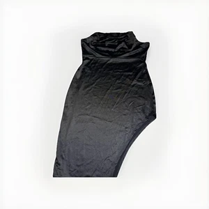 Madden NYC Damen Kleid 2 schwarz Tank Rüschen Maxi Spaghettiträger gesmokte Beine - Bild 1 von 6