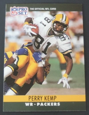 1990 PRO SET FACT CINCINNATI PERRY KEMP CARD #111 EXTREMELY RARE PACKERS L@@K - Image 1 of 2