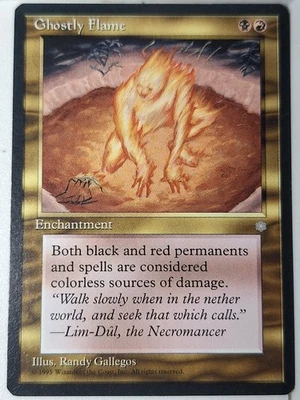 Ghostly Flame - Ice Age - Magic the Gathering MTG Nice! - Image 1 of 3