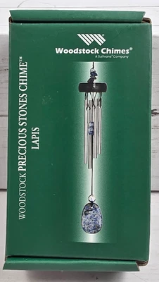 Woodstock Precious Stone Chime, Lapis for Truth & Openness 10", New in Box - Image 1 of 4