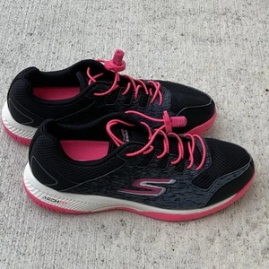 Skecher's Arch Fit Viper Court Pickleball Turnschuhe Größe 9,5 pink schwarz - Bild 1 von 7