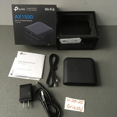 TP-Link Ultra-Portable Wi-Fi 6 AX1500 Travel Router TL-WR1502X - Image 1 of 3