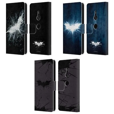 OFFICIAL THE DARK KNIGHT RISES LOGO LEATHER BOOK WALLET CASE FOR SONY PHONES 1 - Image 1 of 4
