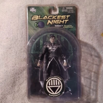 Boneco de ação Blackest Night Series 7 Black Lantern SUPERMAN - Imagem 1 de 3
