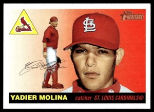 2004 Topps Heritage Yadier Molina RC EX-MT+ St. Louis Cardinals #355 - Picture 1 of 2