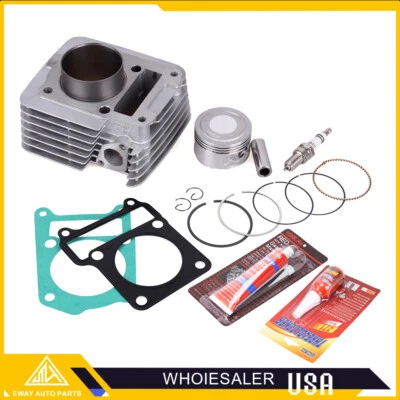 Kit de extremo superior de anillos de pistón de cilindro 150cc para Yamaha TTR125 TTR 125 L E 2000-2005 Foto 1 de 4