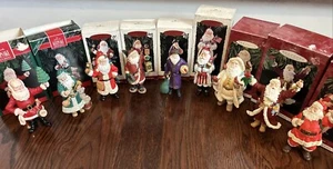 Hallmark Merry Olde Santa Series Ornaments Lot 9 1990 92 93 94 95 96 97 98 99 - Picture 1 of 11