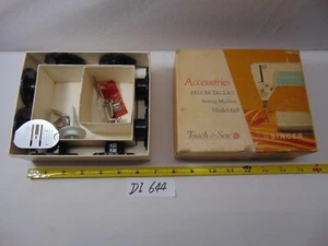 Accessories Deluxe Zig-Zag Sewing Machine Model 628 Touch & Sew by Singer - Picture 1 of 8