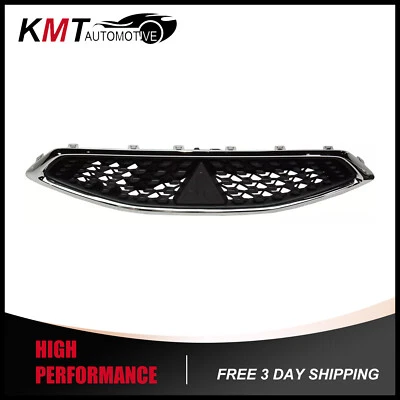 New Front Grille Chrome For 2017-2020 Mitsubishi Mirage Hatchback 6402A380 - Image 1 of 4