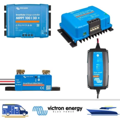 Campervan Victron Battery Charger Upgrade Kit with SmartShunt MPPT ORI121236120 - Image 1 of 3