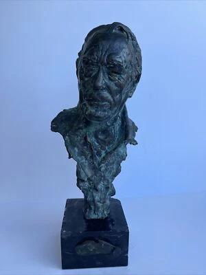 DAVID LEMON BRONZE METAL SCULPTURE LARGE ARTIST SIGNED LIMITED ANTHONY QUINN - Image 1 of 4