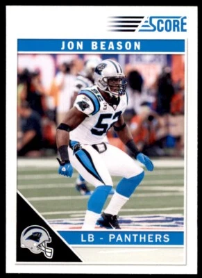 2011 Score Jon Beason Carolina Panthers #44 1092 - Image 1 of 2
