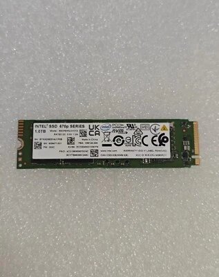 Intel 670p Series SSDPEKNU010TZ 1.0TB 2280 M.2 PCIe NVMe Solid State Drive - Image 1 of 2