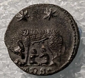 CONSTANTIN 1er Le GRAND (306-337 après J.C.). Empire Romain. Romulus et Rémus - Photo 1 sur 2