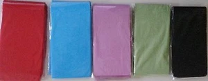KNEE HIGH SOCKS OPAQUE 6 COLOURS BLACK NAVY PINK RED AQUA GREEN QUALITY HOSIERY - Picture 1 of 8