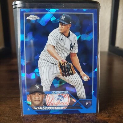2023 Topps Chrome Update Sapphire Wandy Peralta #USCS270 New York Yankees - Image 1 of 2