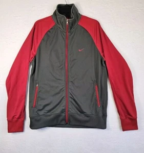 Nike The Athletic Dept Jacket Full Zip Red Grey 408084-021 Mens L - Picture 1 of 14
