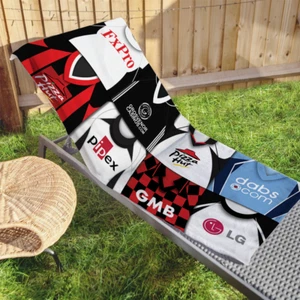 Fulham Retro Shirt Montage Strandtuch Classic Kits Fitnessstudio Reise Sport - Bild 1 von 2
