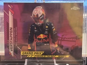 Max Verstappen 2020 Topps Chrome Formula 1 Horizontal Refractor Rookie 68/399 - Picture 1 of 2