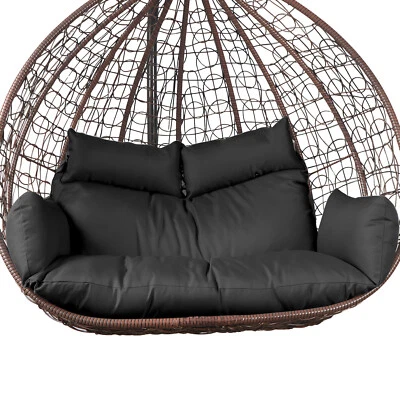 2 Person Hammock Chair Replacement Cushion Waterproof Outdoor Basket Seat Pads - Image 1 of 4